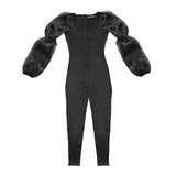 Long Sleeve Jumpsuit - OBSIDIAN