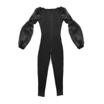 Long Sleeve Jumpsuit - OBSIDIAN