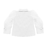 Long Sleeve Blouse - White RAVEN
